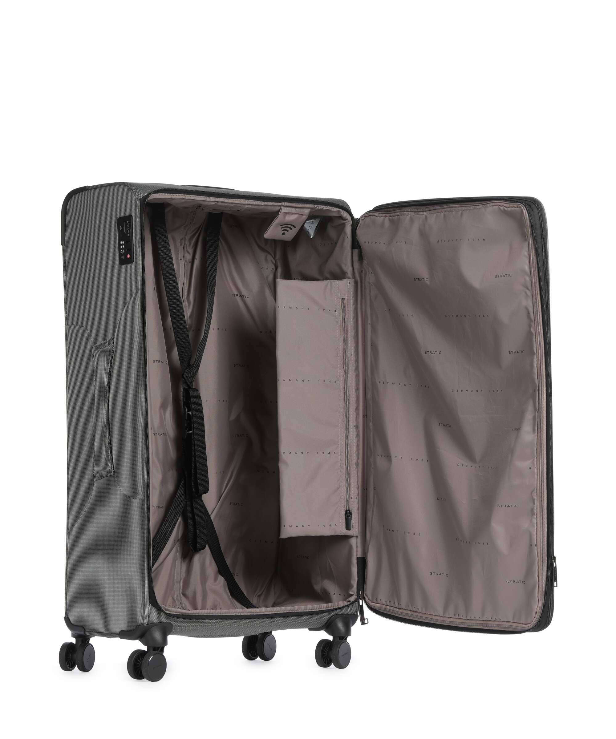 Stratic Bendigo Light+ Spinner (4 wheels) silver