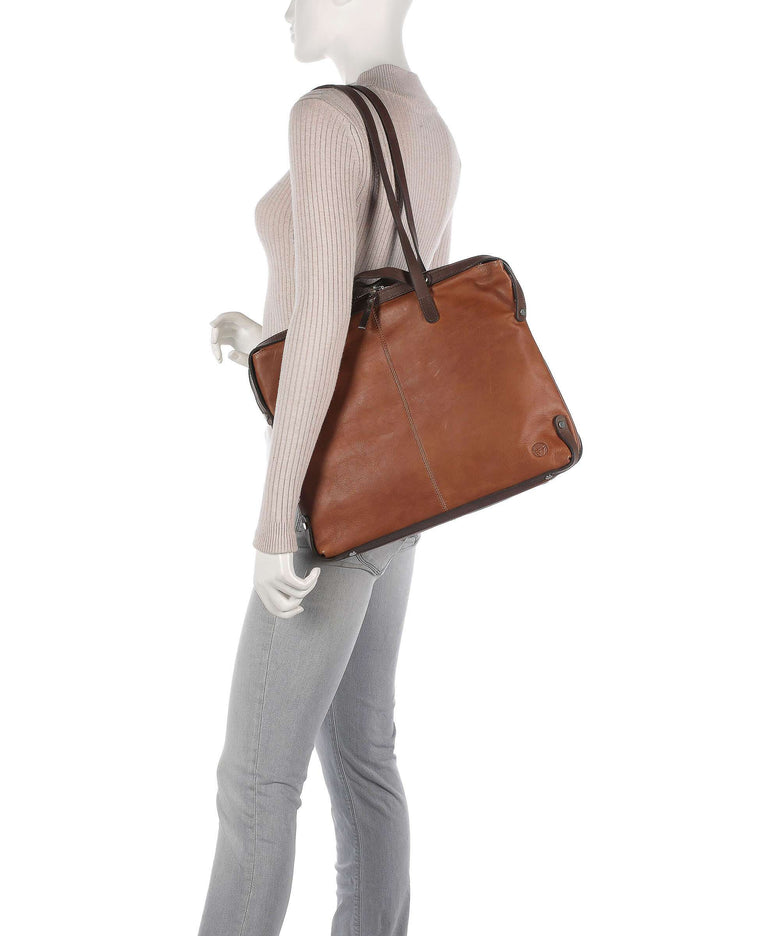 Harold's Ivy Lane Briefcase cognac
