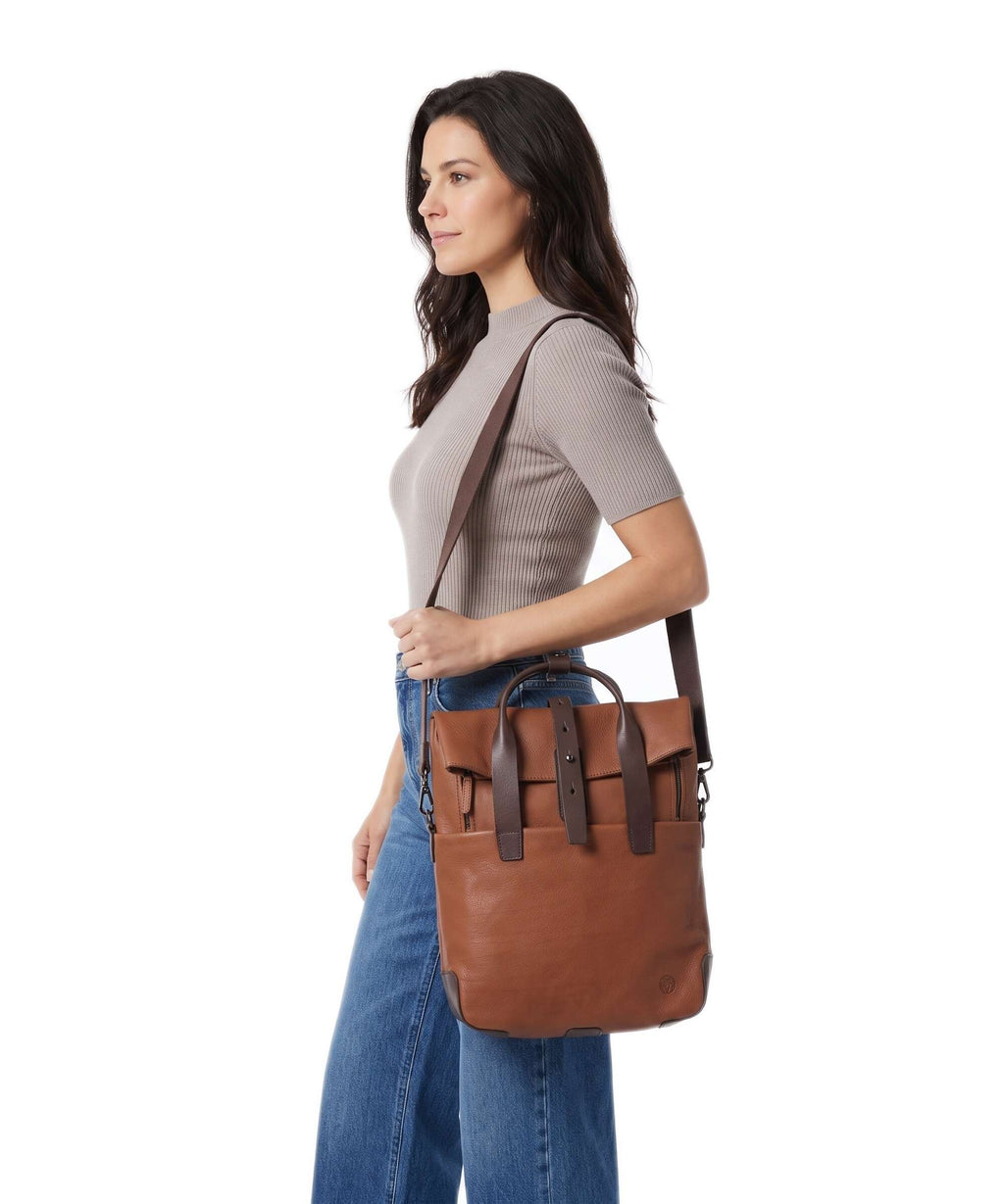 Harold's Mount Ivy Rolltop backpack cognac/braun