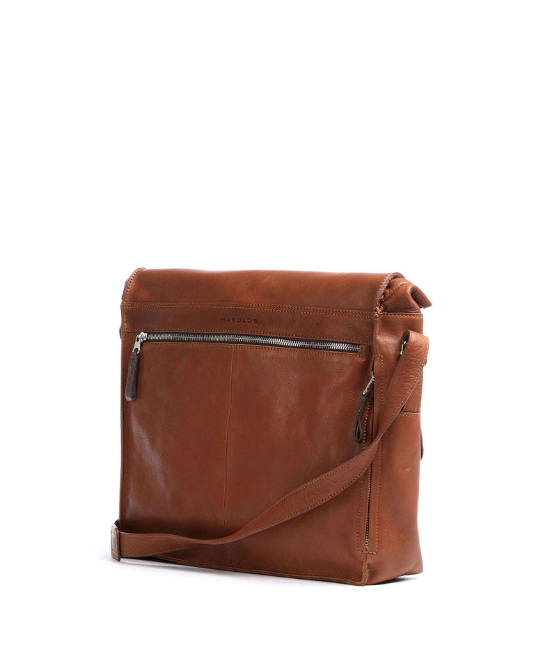 Harold's Lift Briefcase cognac