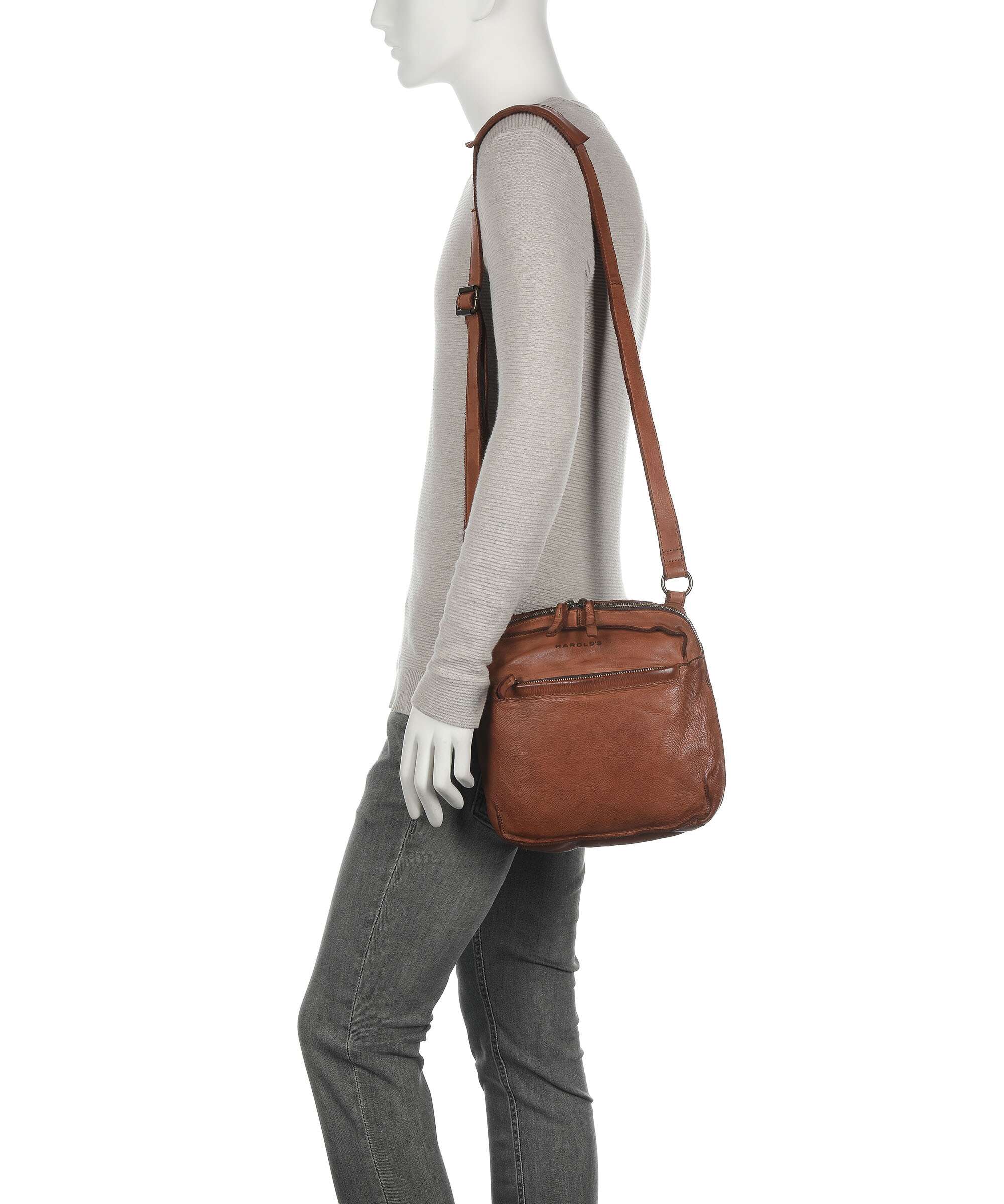 Harold's Submarine Crossbody bag cognac