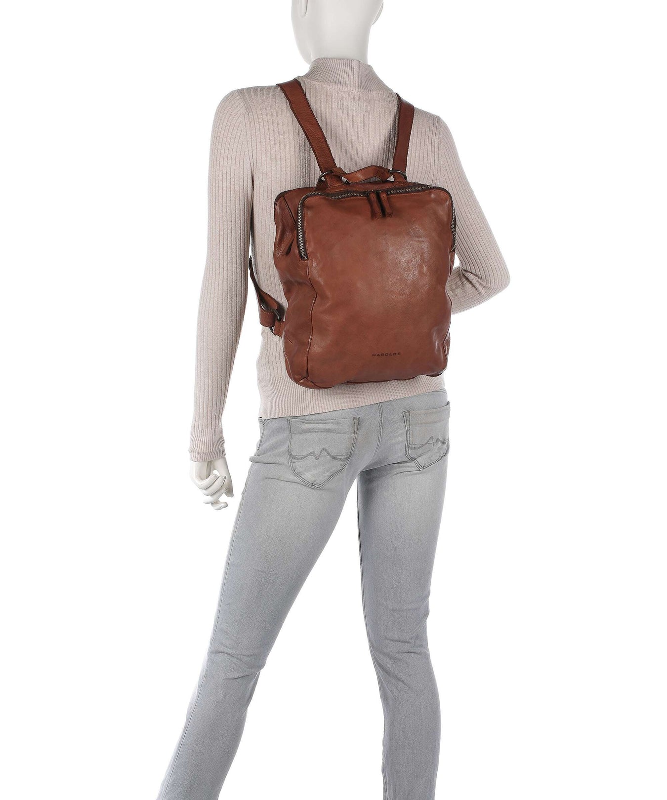 Harold's Submarine Backpack cognac