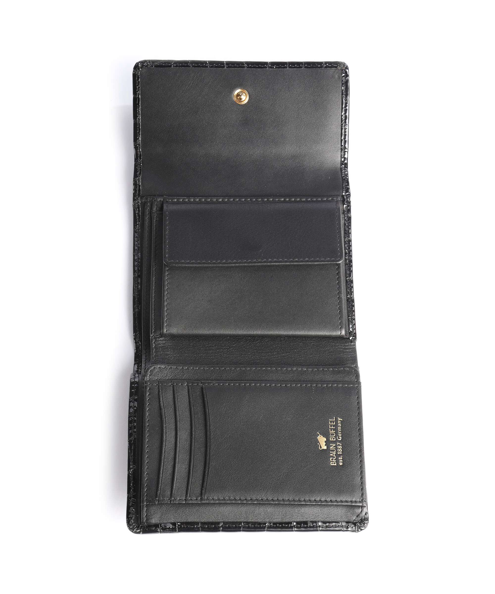 Braun Büffel Verona Wallet schwarz
