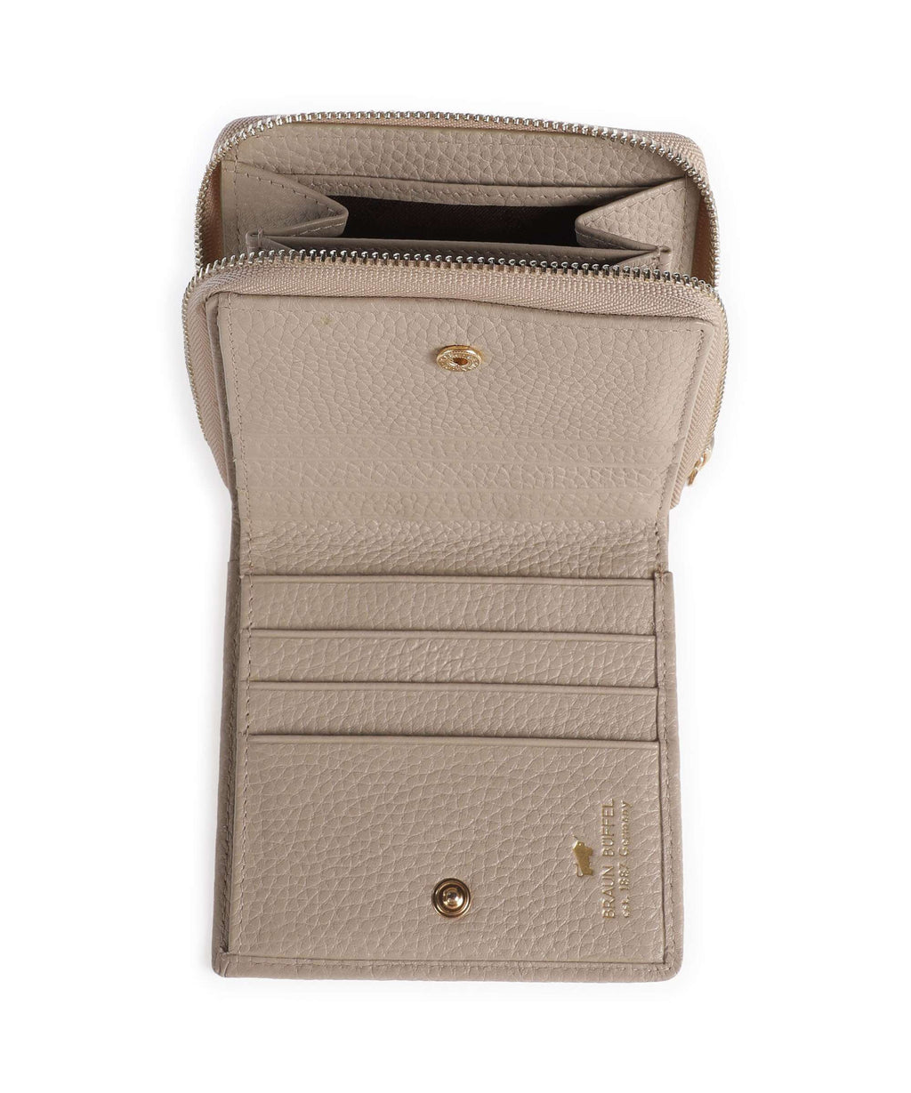 Braun Büffel Asti S Wallet sesam