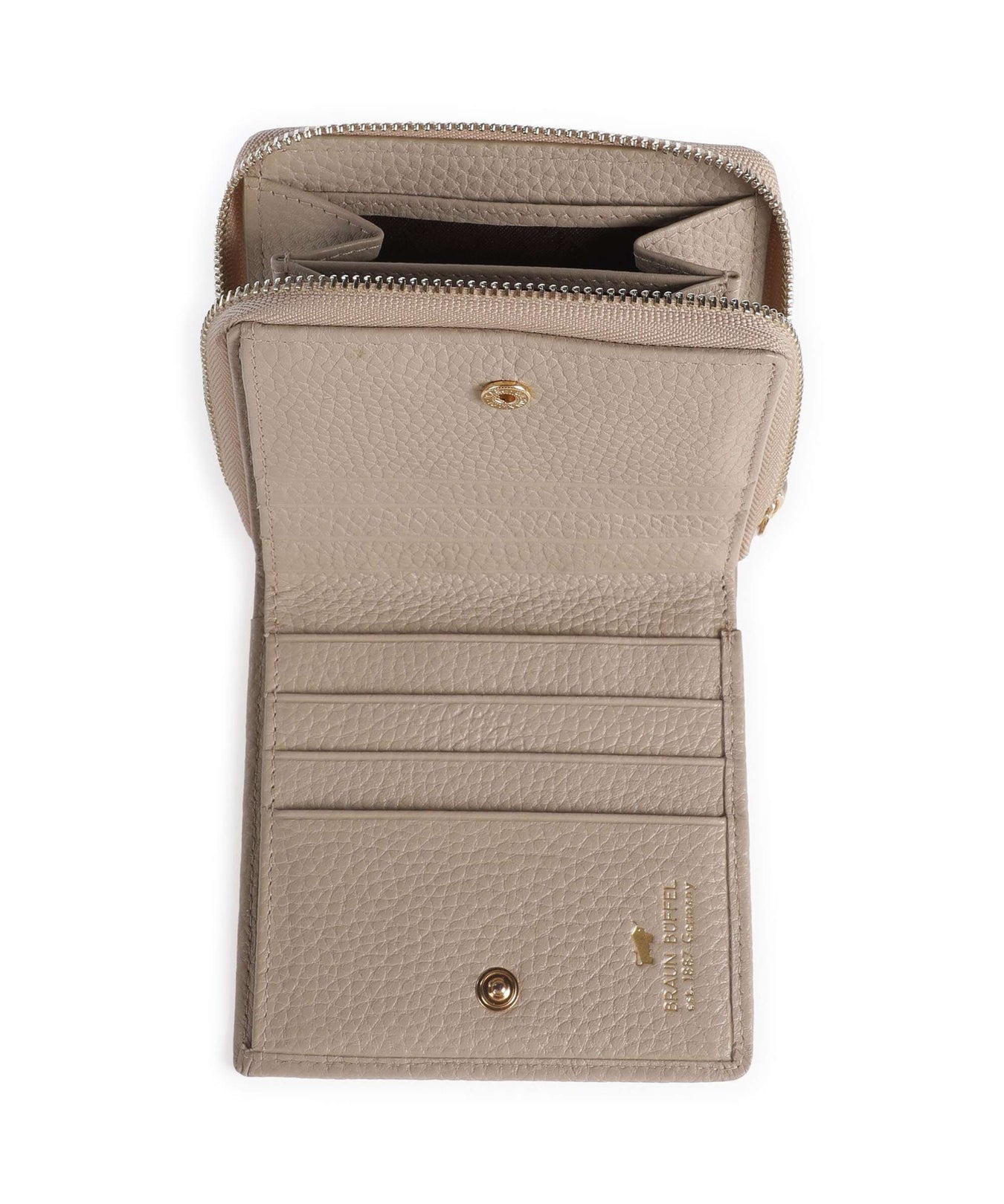 Braun Büffel Asti RFID Wallet sesam