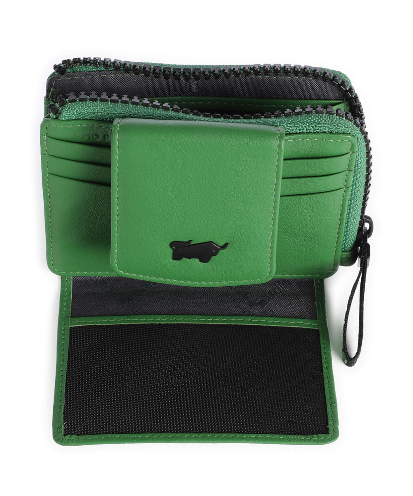 Braun Büffel Capri RFID Credit card holder grün