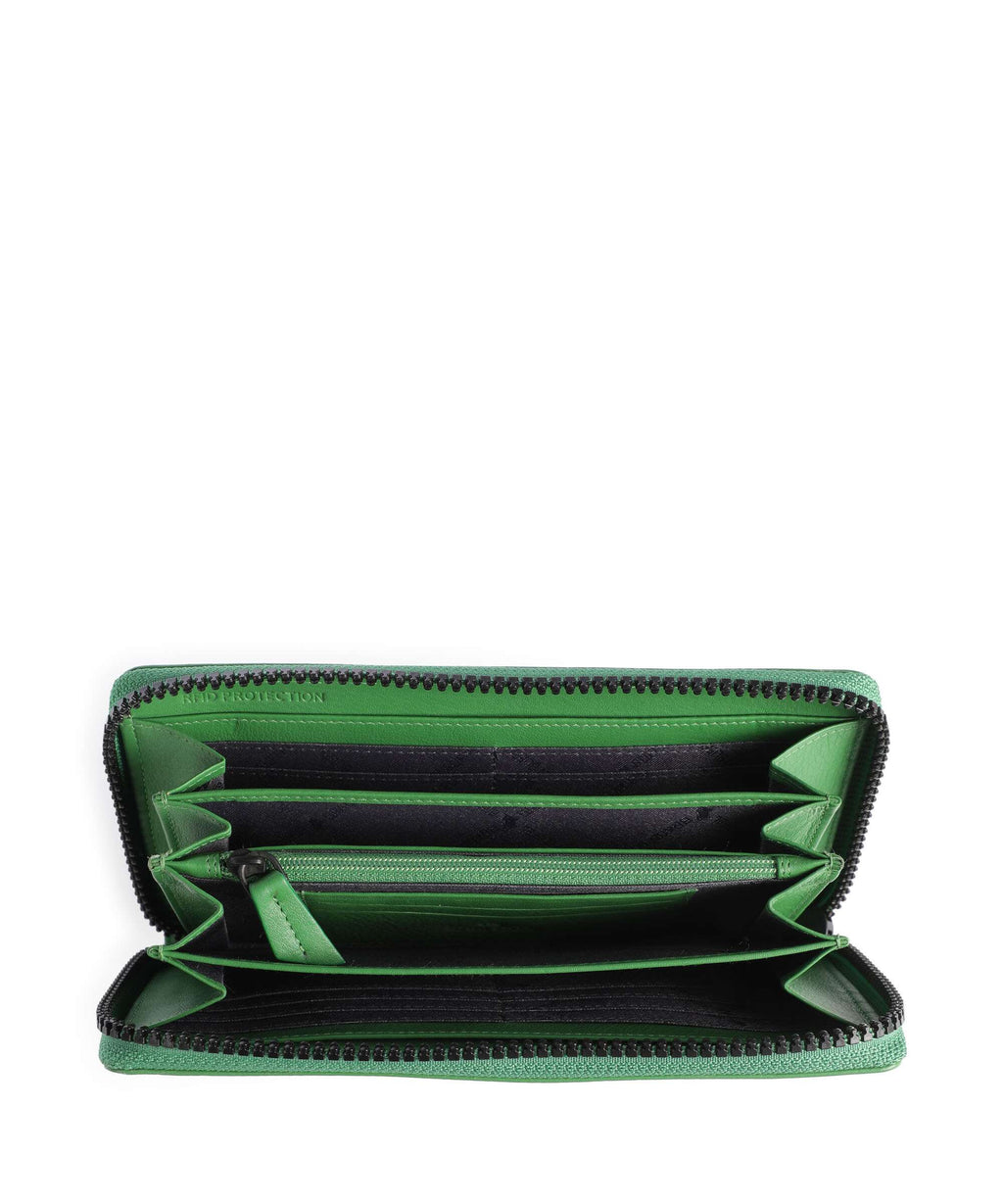 Braun Büffel Capri Wallet grün