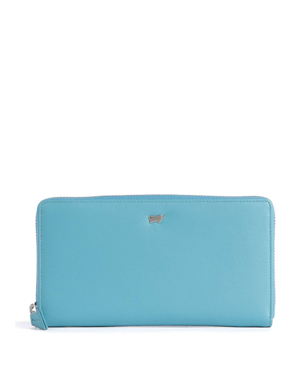 Braun Büffel Joy RFID Wallet türkis