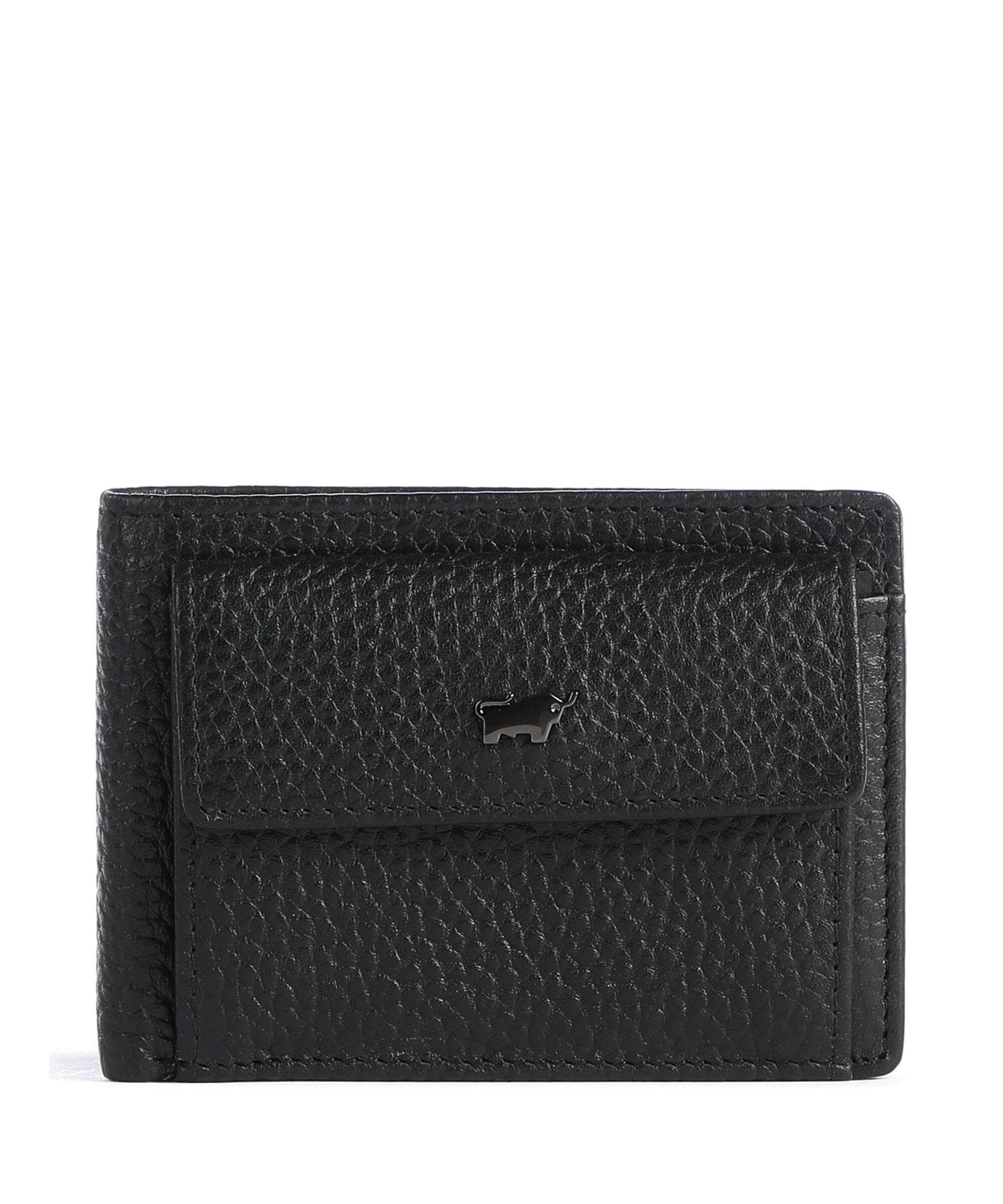 Braun Büffel Theo Wallet schwarz