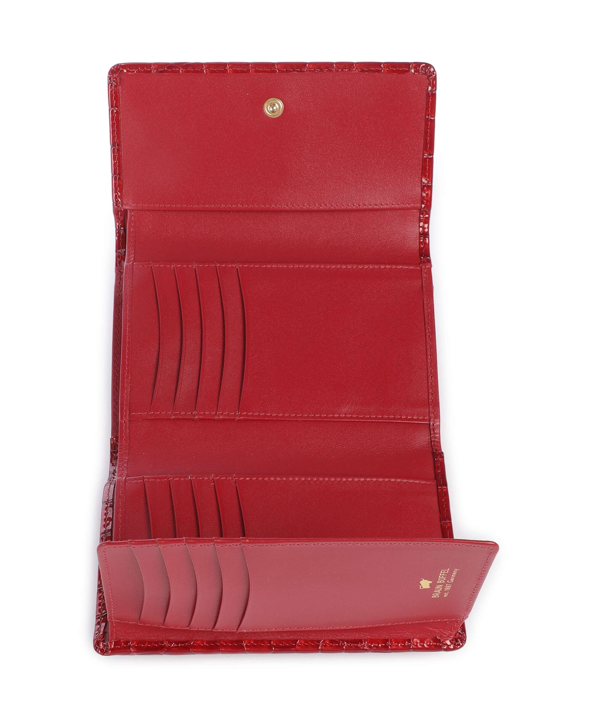 Braun Büffel Verona M Wallet rot