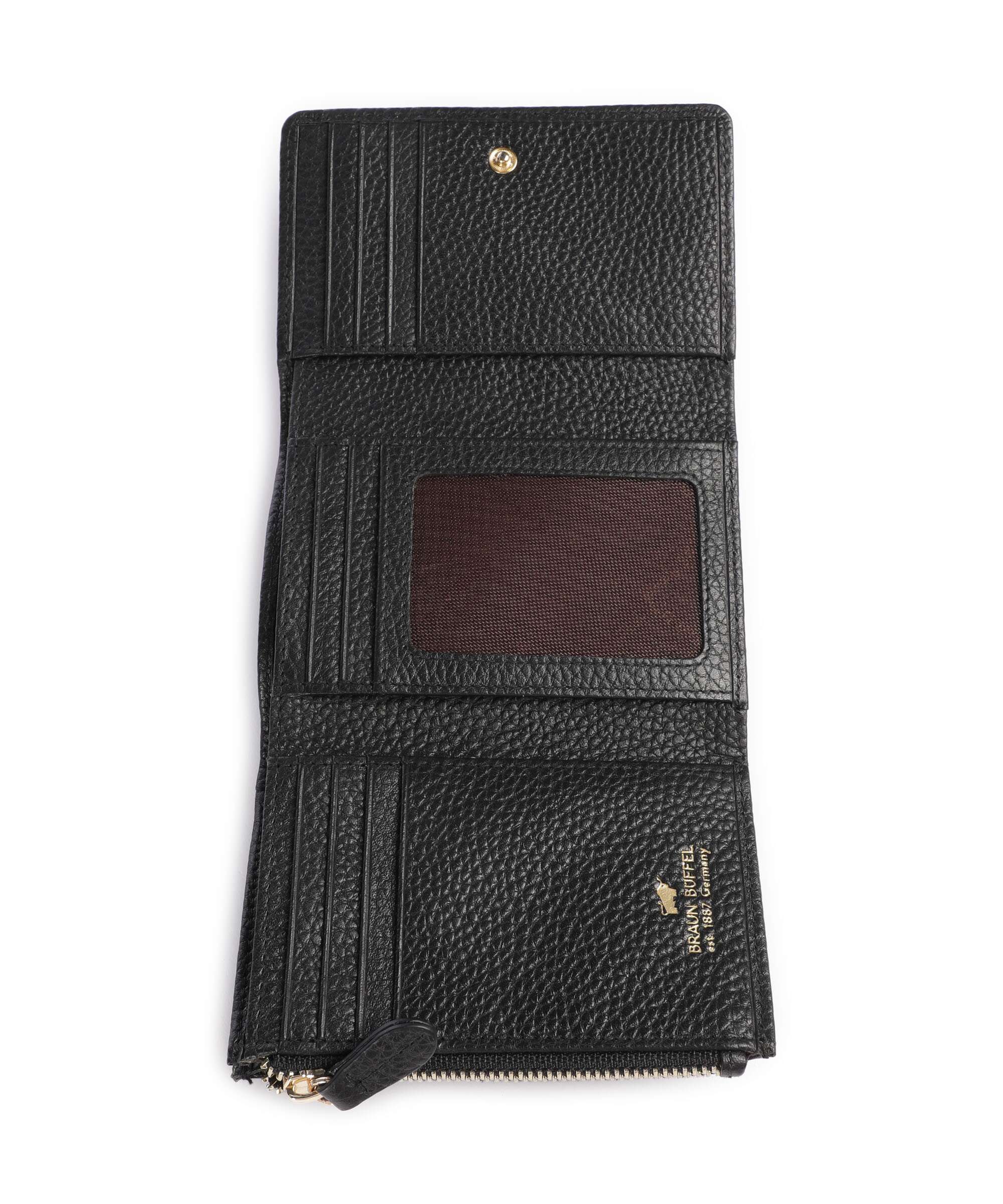 Braun Büffel Asti S Wallet schwarz