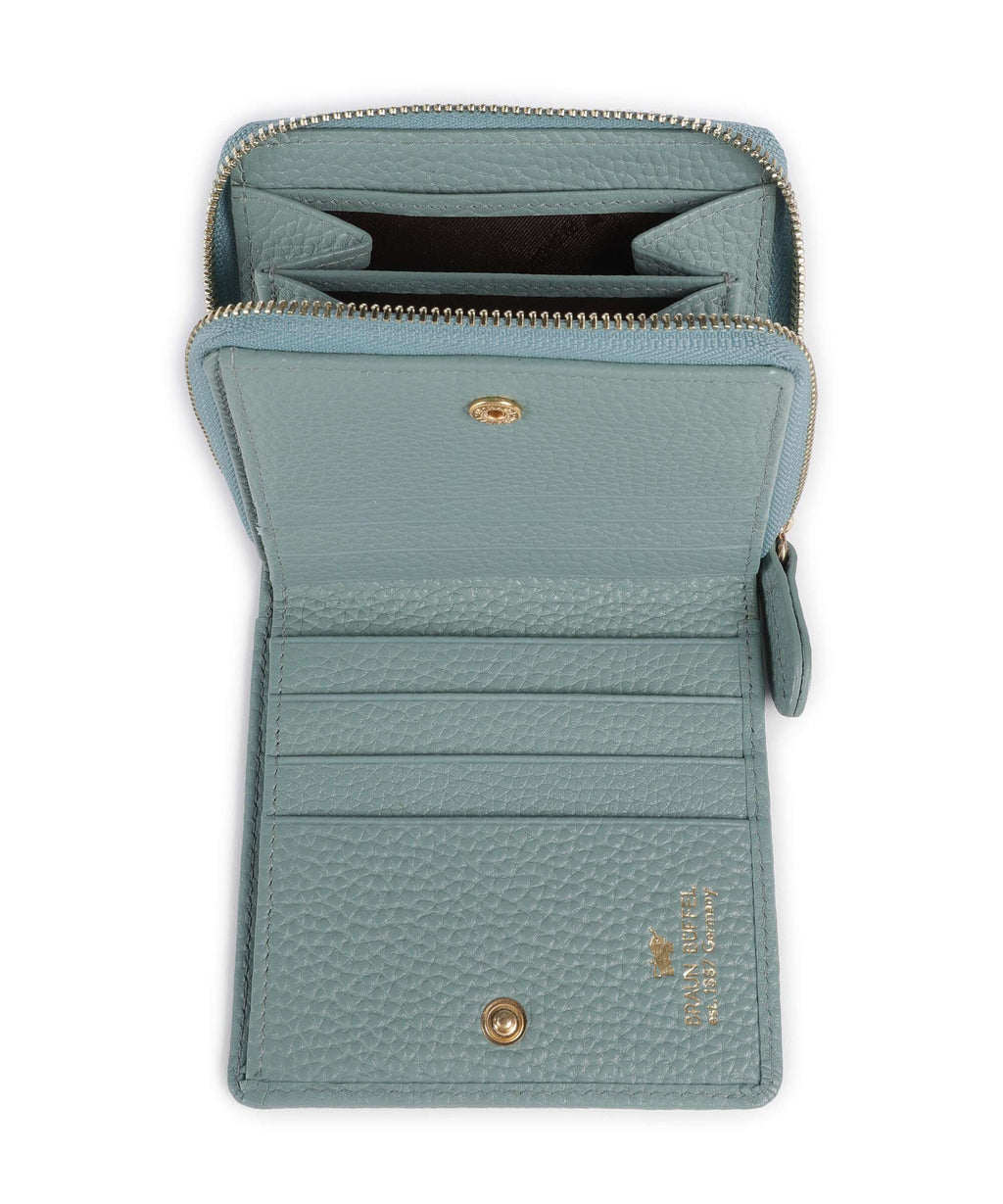 Braun Büffel Asti Wallet green mistle