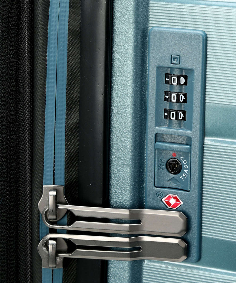 Travelite Air Base Suitcase set (4 wheels) eisblau