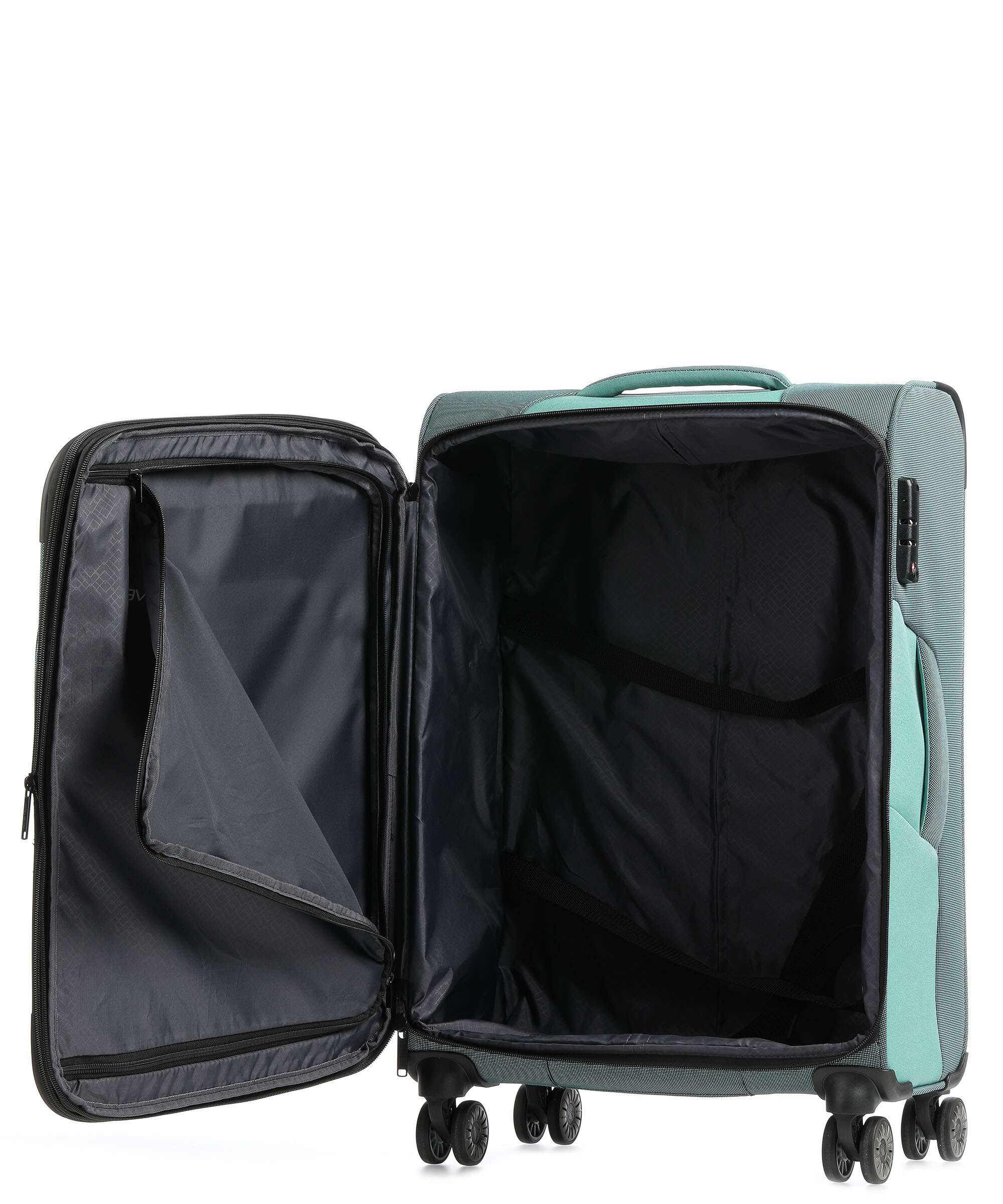 Travelite Viia Spinner (4 wheels) eukalyptus