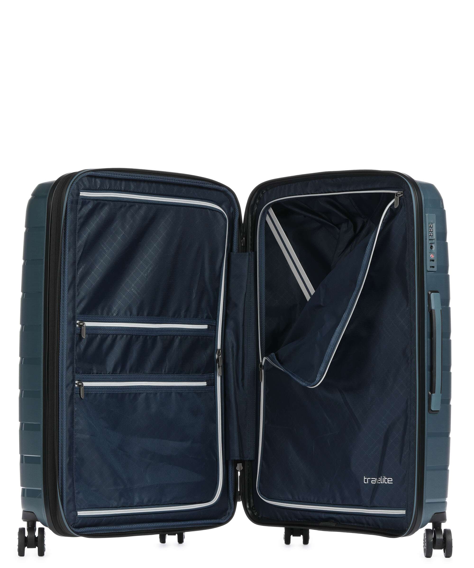 Travelite Air Base Suitcase set (4 wheels) eisblau