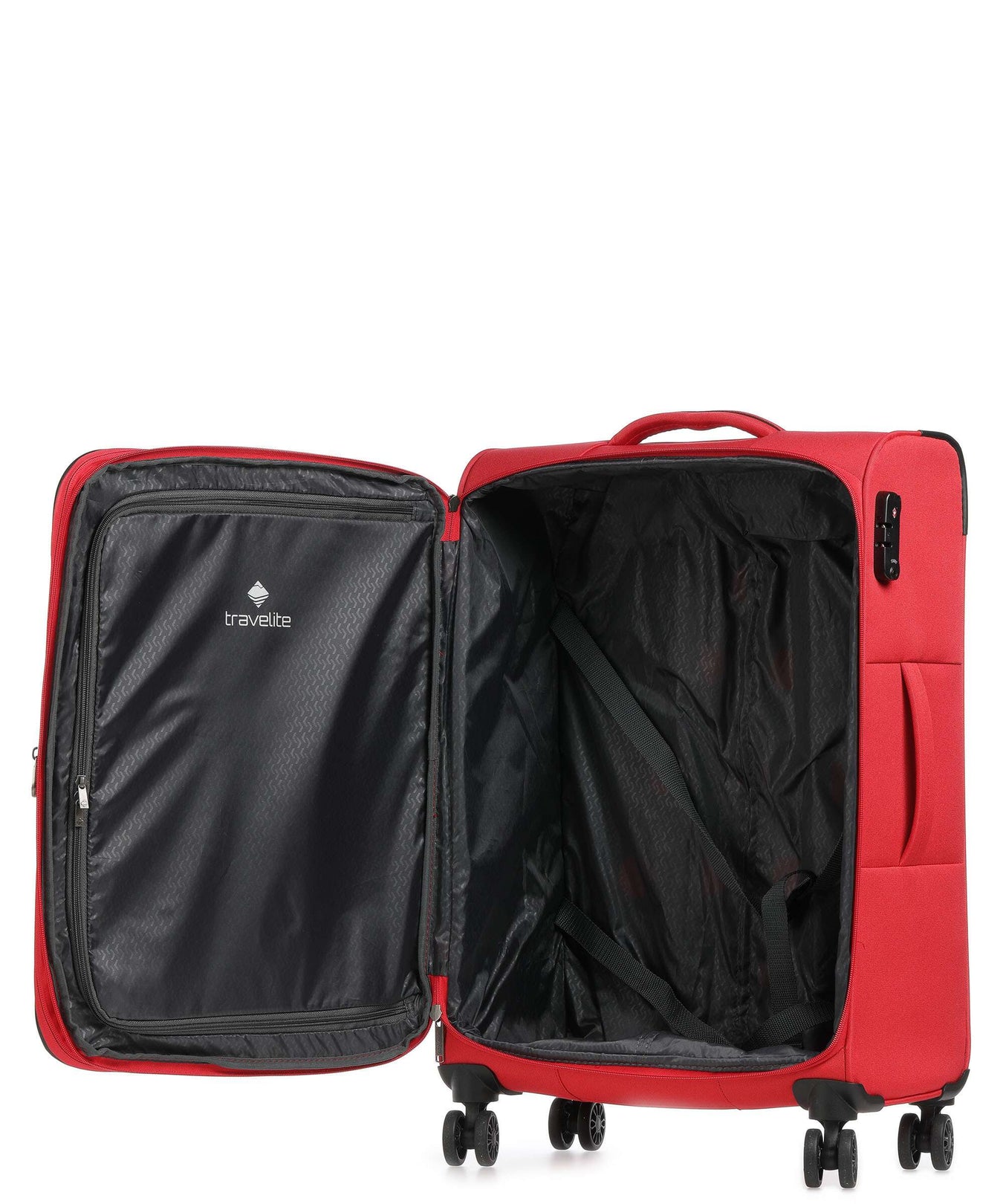Travelite Chios Suitcase set (4 wheels) rot