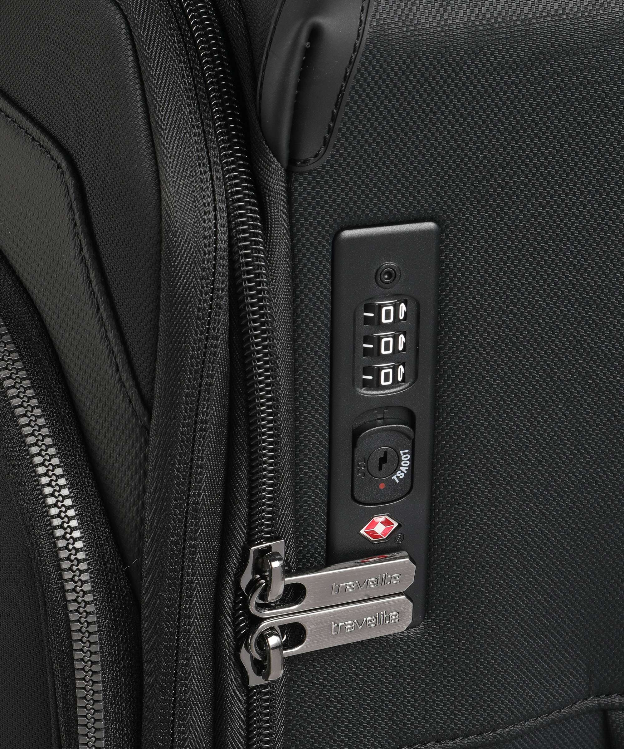 Travelite Priima M Spinner (4 wheels) schwarz