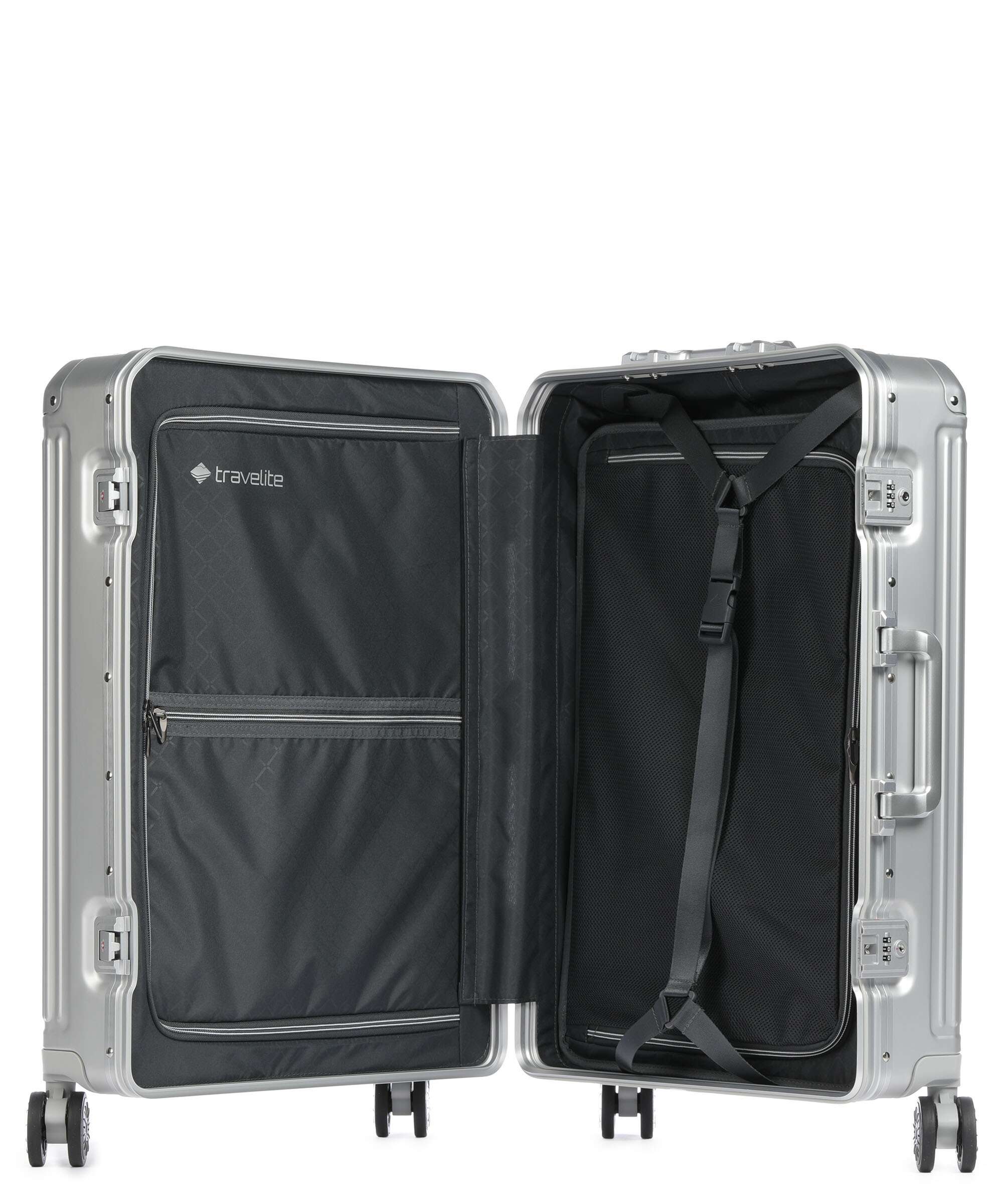 Travelite Next 2.0 Spinner (4 wheels) silber