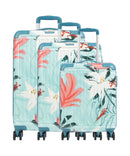 Travelite Cruise Suitcase set (4 wheels) türkise lilie