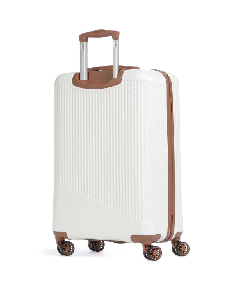 Travelite Bali Spinner (4 wheels) weiss/cognac