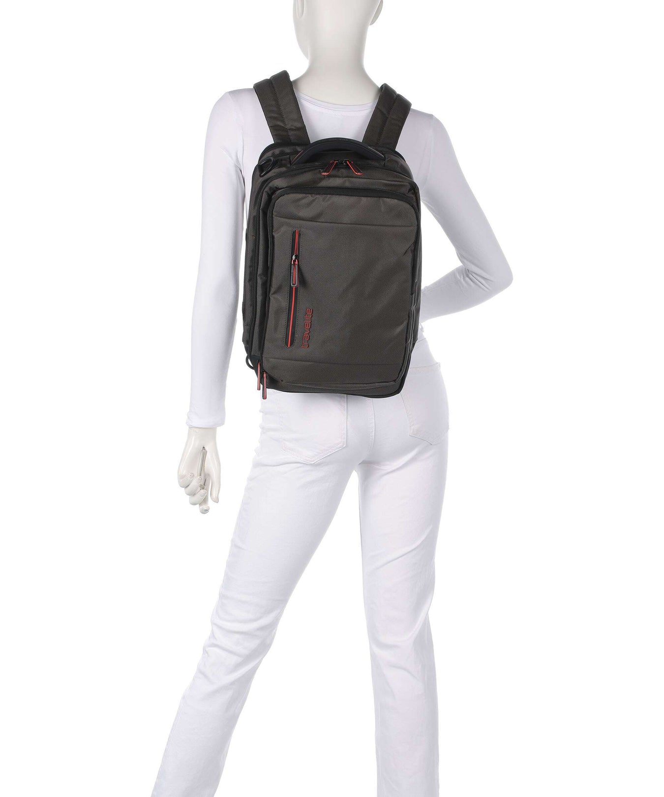 Travelite Crosslite Travel backpack oliv