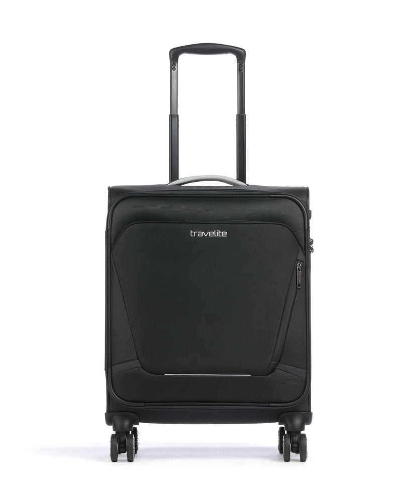 Travelite Cabin Max Spinner (4 wheels) schwarz