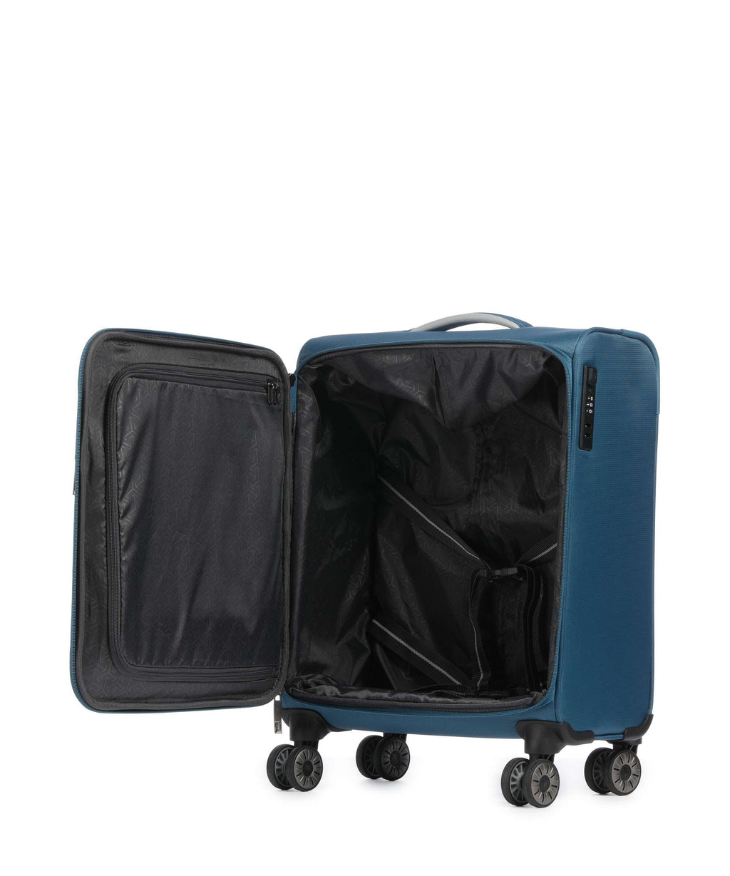 Travelite Cabin Max Spinner (4 wheels) petrol