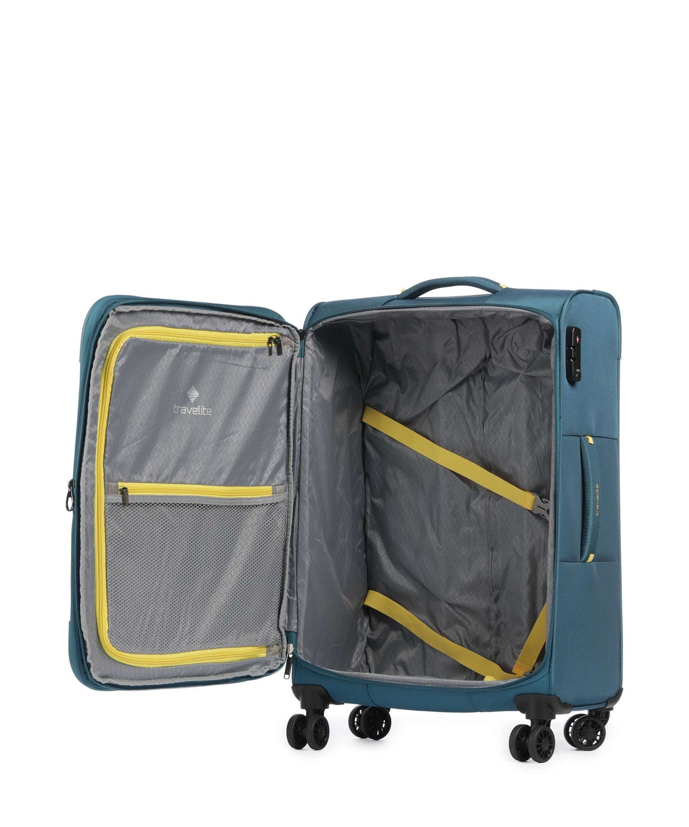 Travelite Umbria Suitcase set (4 wheels) petrol