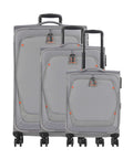 Travelite Umbria Suitcase set (4 wheels) smoky gray