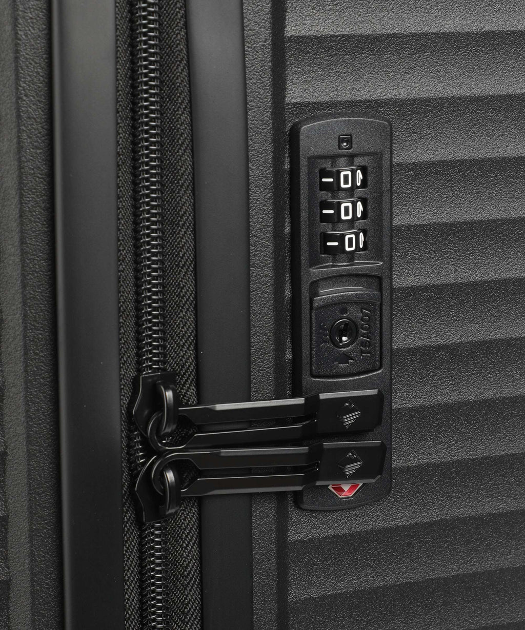 Travelite Air Stripe Spinner (4 wheels) black