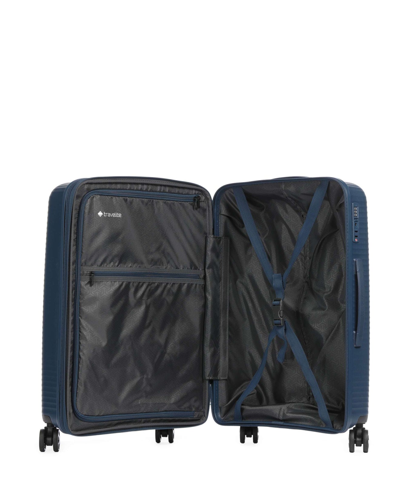 Travelite Air Stripe Spinner (4 wheels) navy