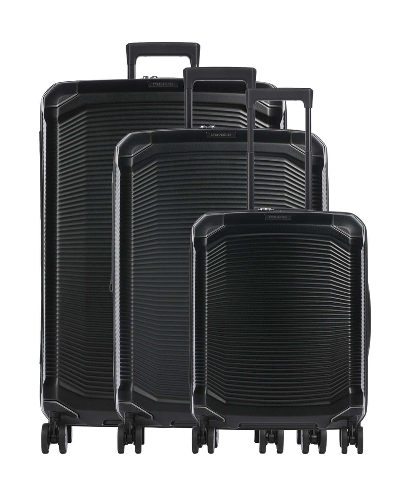 Travelite Millenium Suitcase set (4 wheels) black