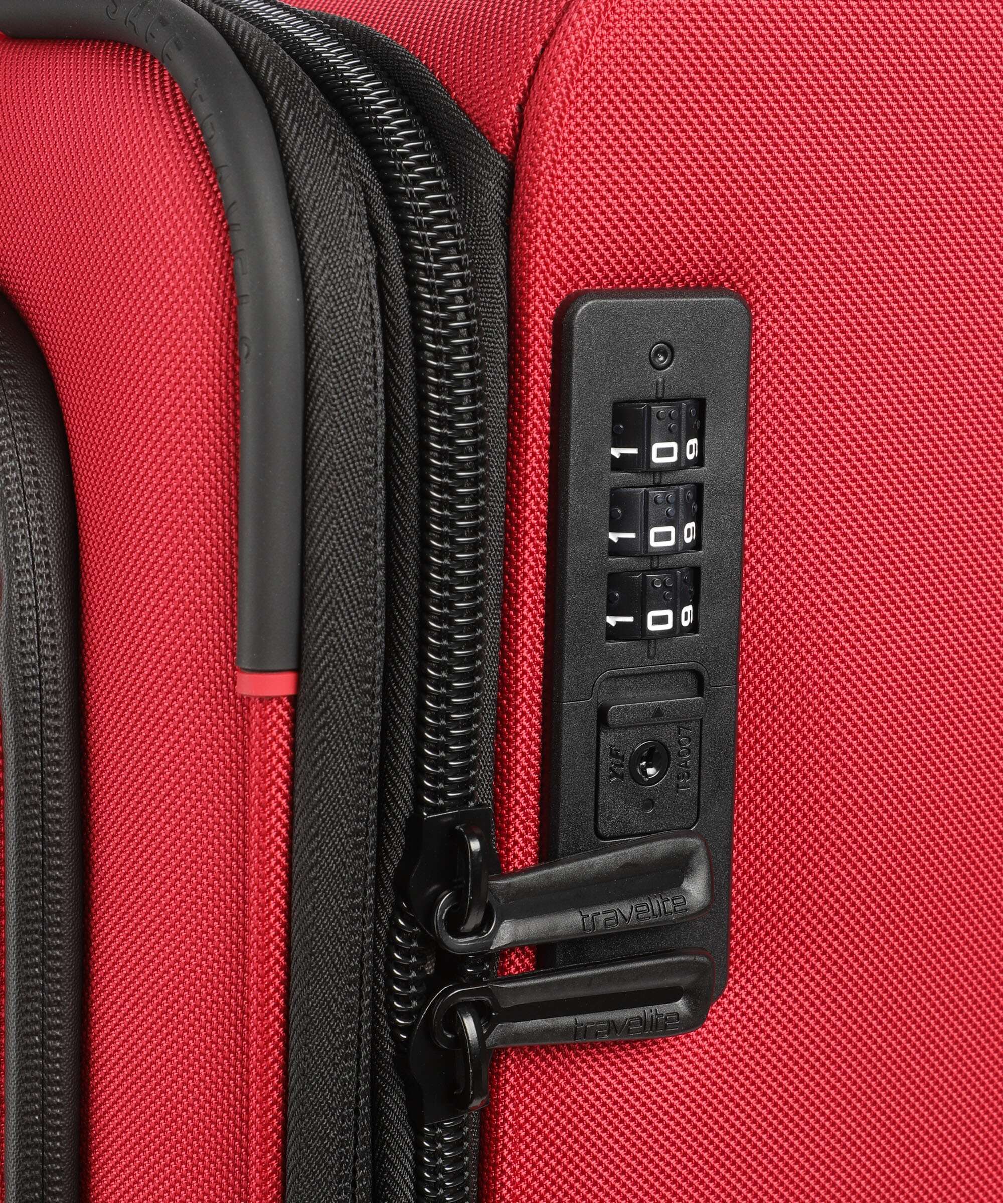 Travelite Crosslite Spinner (4 wheels) red