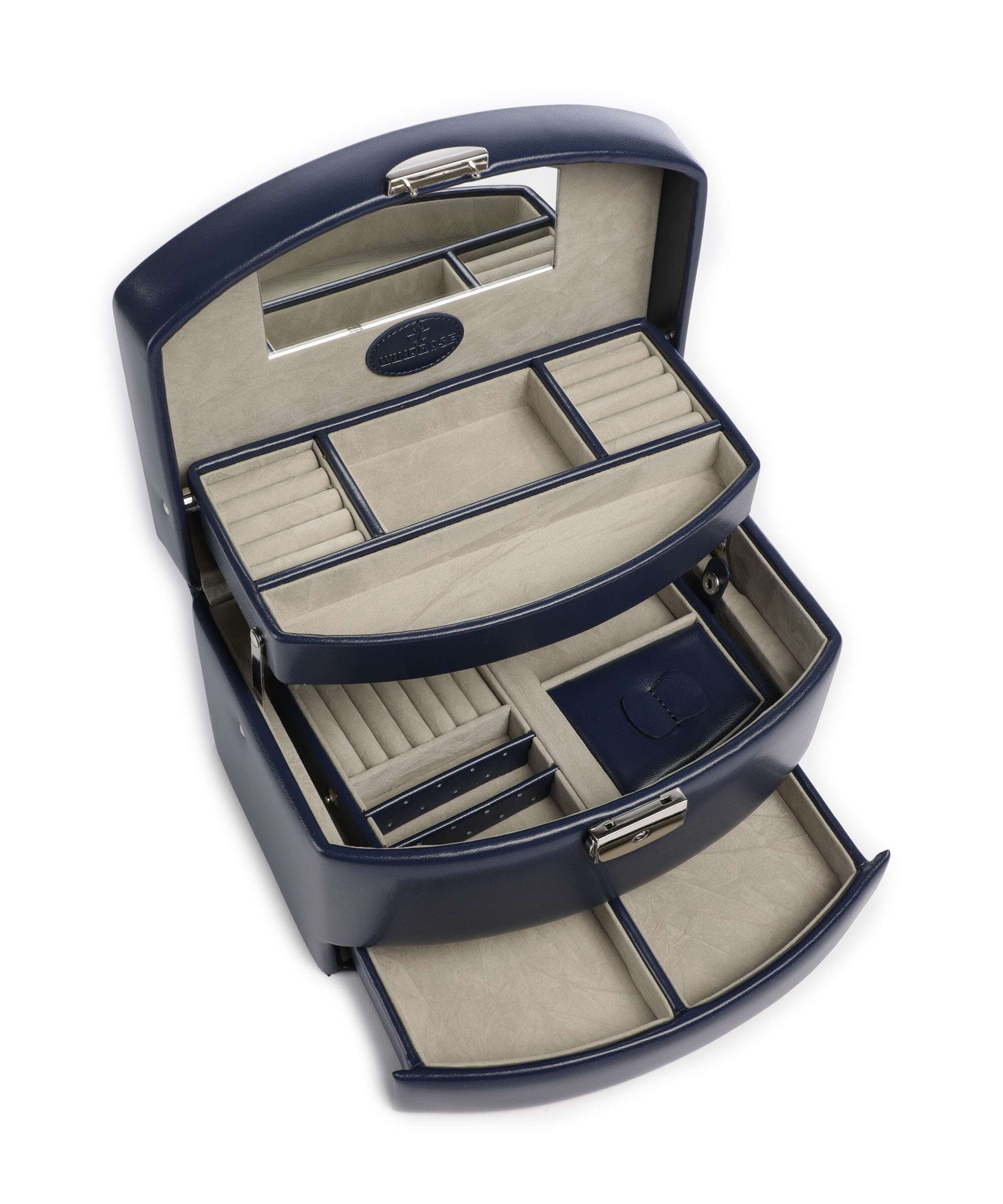 Windrose Merino Moda Jewelry box dunkelblau