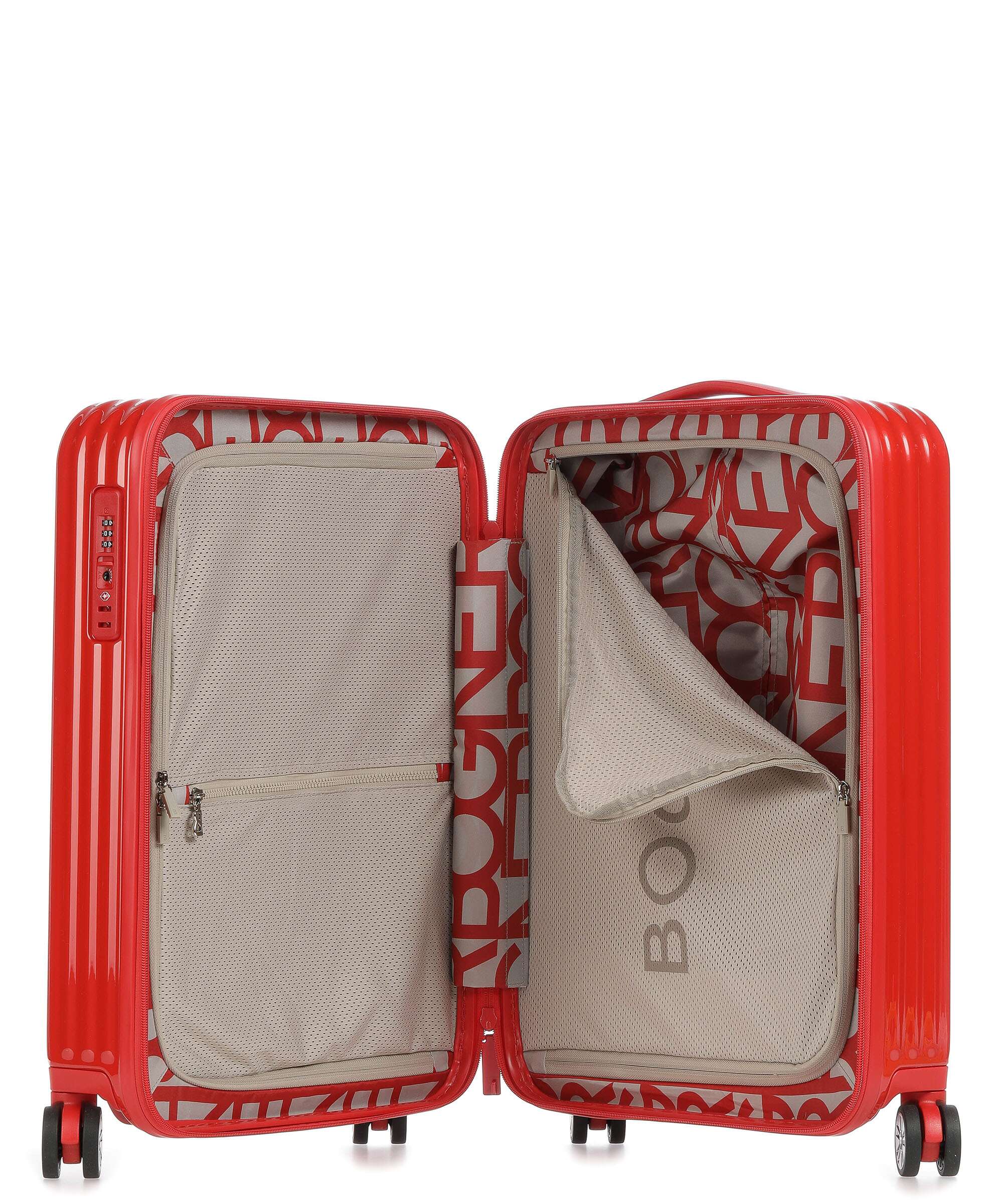 Bogner Piz C55 Spinner (4 wheels) red