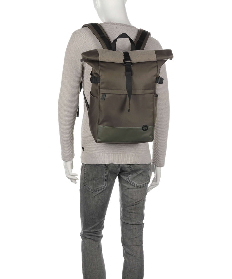 Strellson Rolltop Canada Water Rolltop backpack khaki