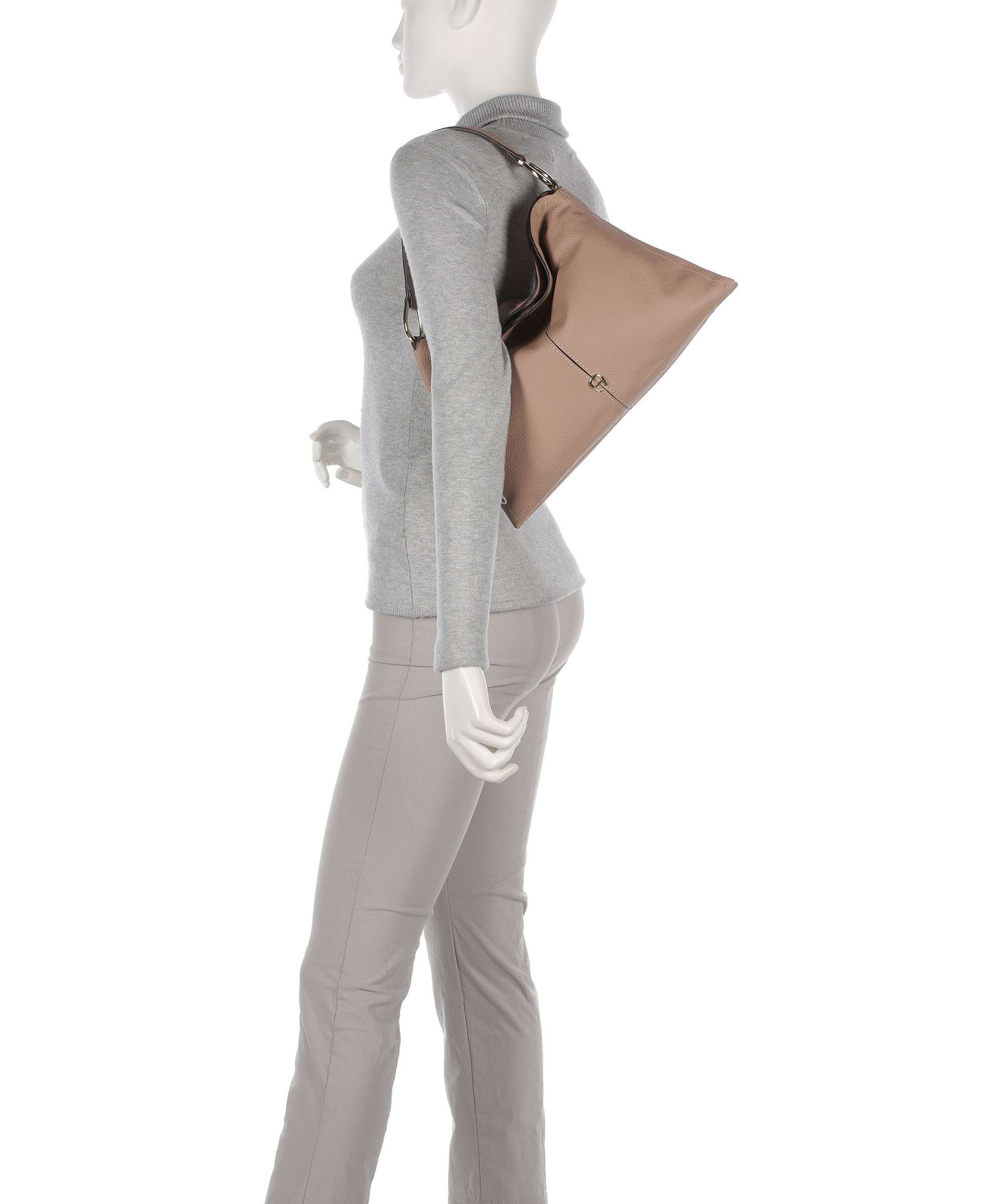 Aigner Savannah M Hobo bag warm taupe