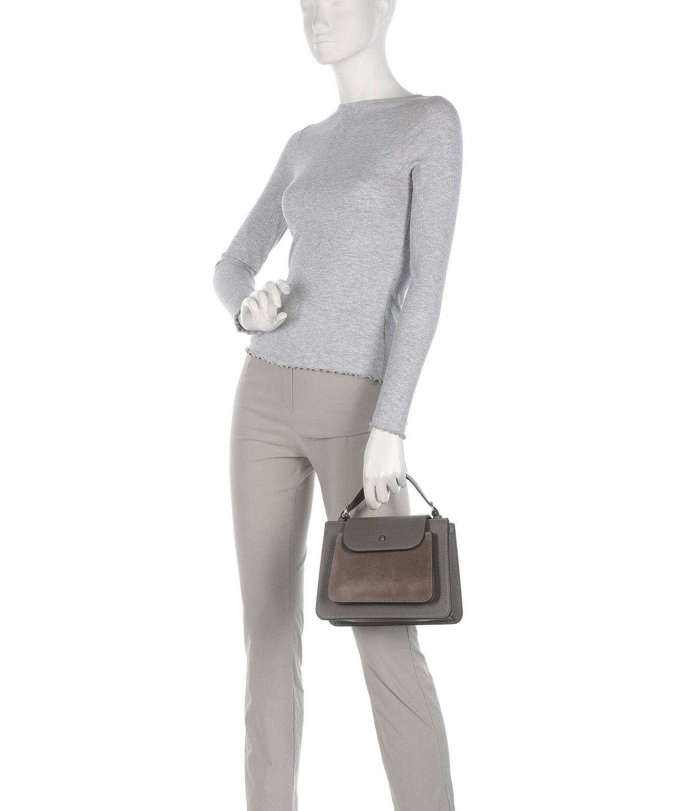 Aigner Delia S Handbag coal brown