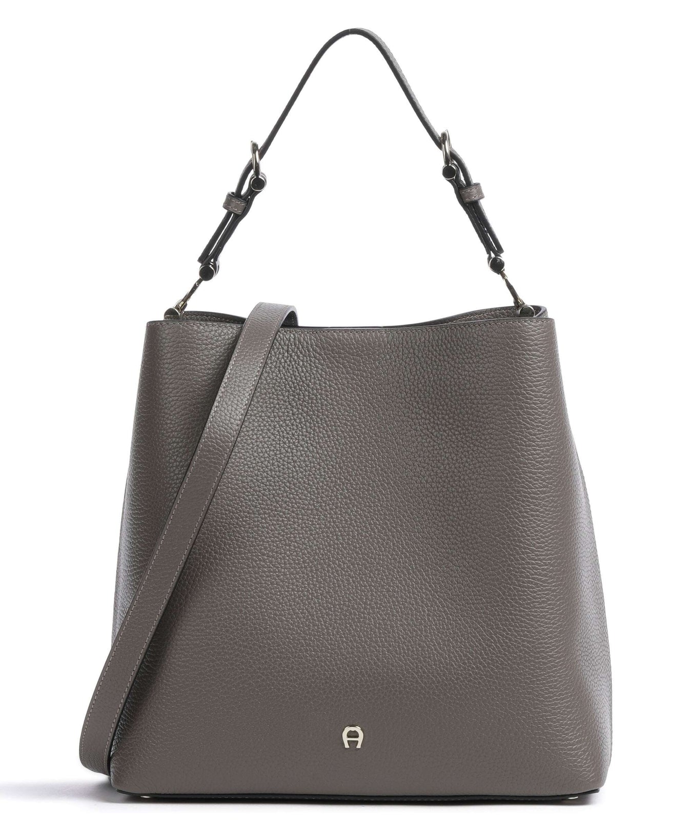 Aigner Delia M Hobo bag coal brown