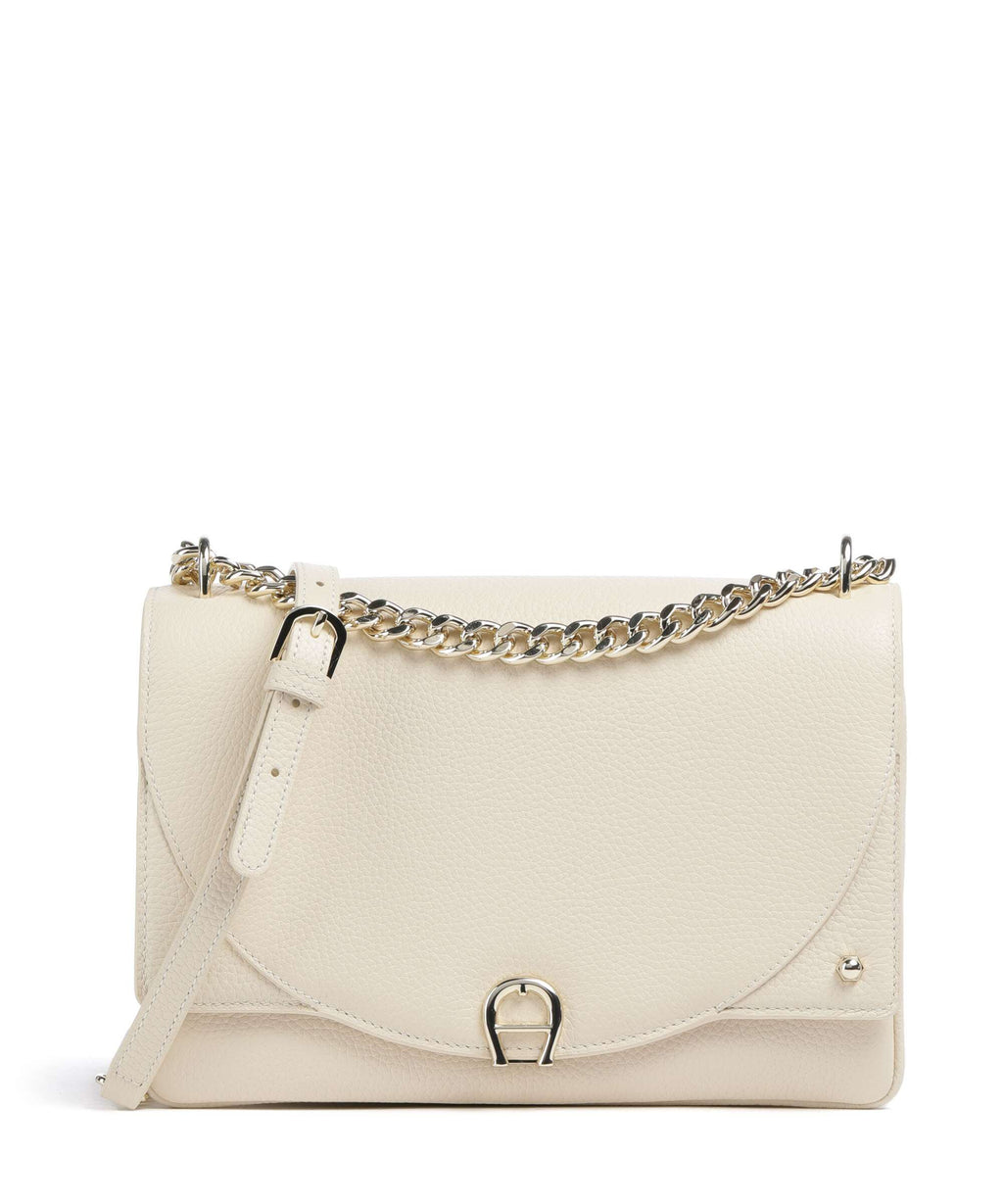 Aigner Diadora S Shoulder bag macadamia white