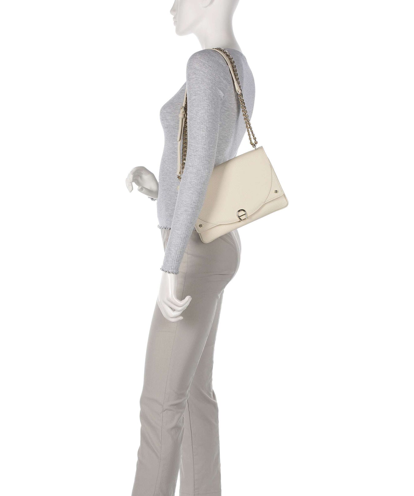 Aigner Diadora S Shoulder bag macadamia white