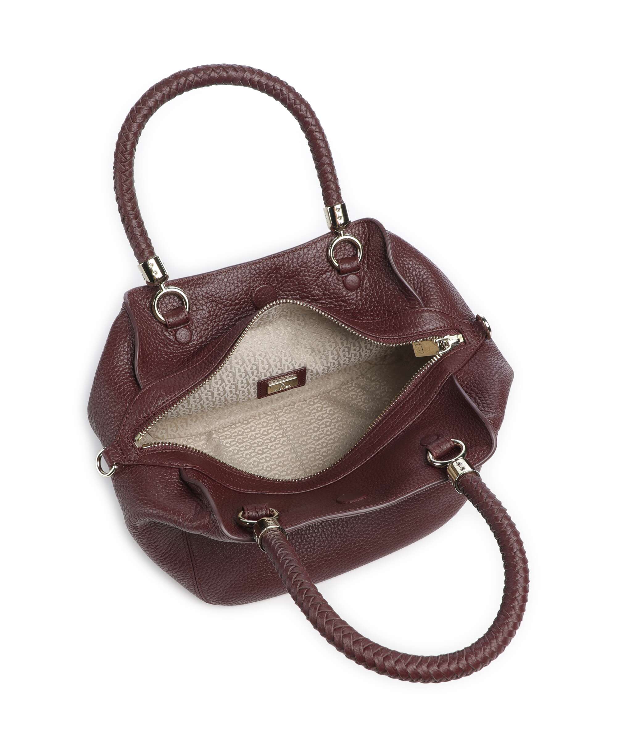 Aigner Carré Soft M Handbag port red