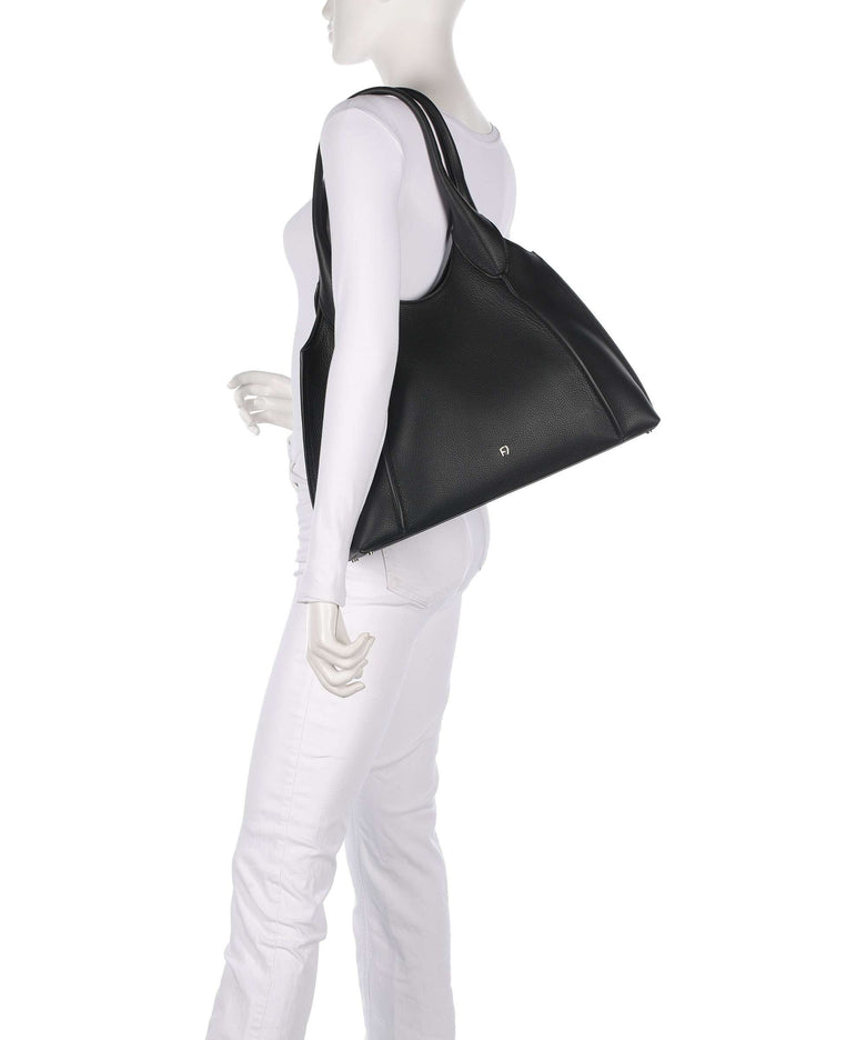 Aigner Kayla L Hobo bag black