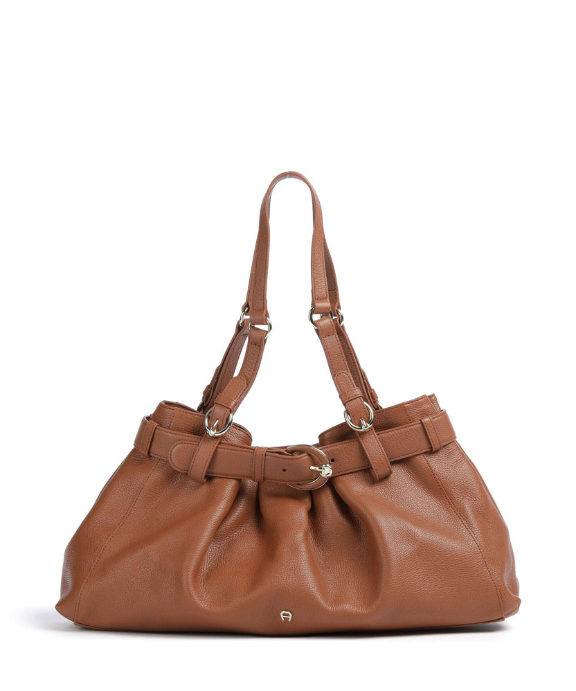 Aigner Lavinia M Hobo bag cognac brown