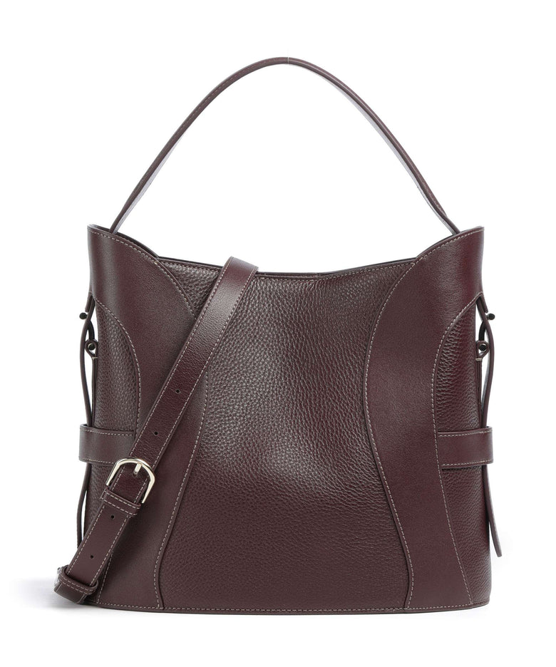 Aigner Deborah M Bucket bag port red