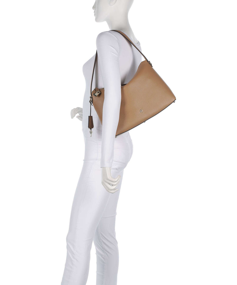 Aigner Delia M Hobo bag oat beige