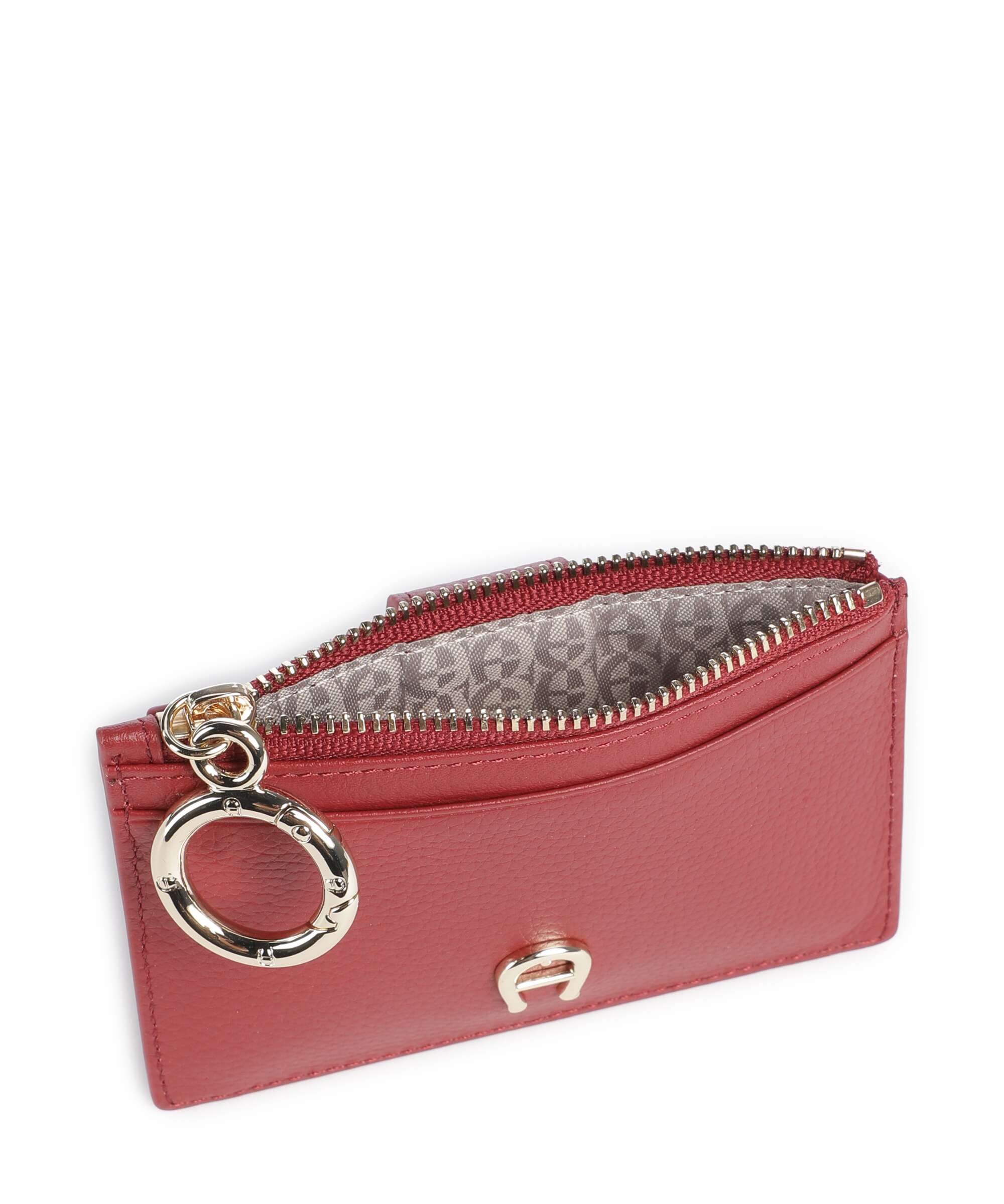 Aigner Zita Credit card holder burnt red