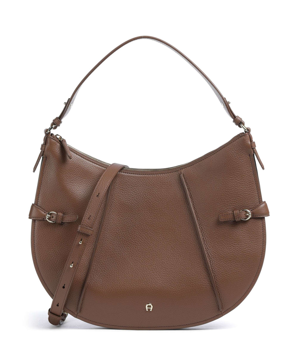 Aigner Cavallo M Hobo bag saddle brown
