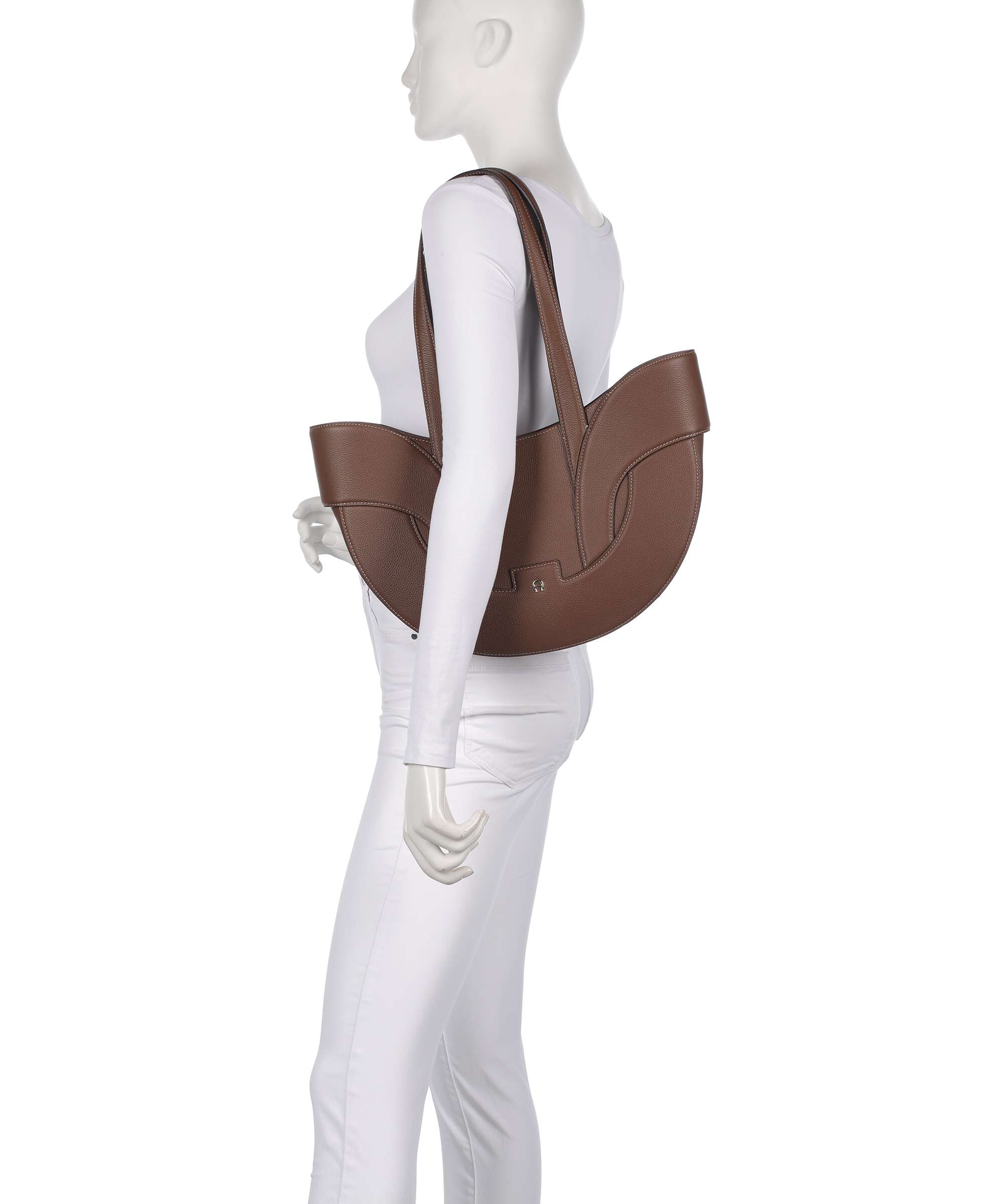 Aigner Sellina L Tote bag saddle brown