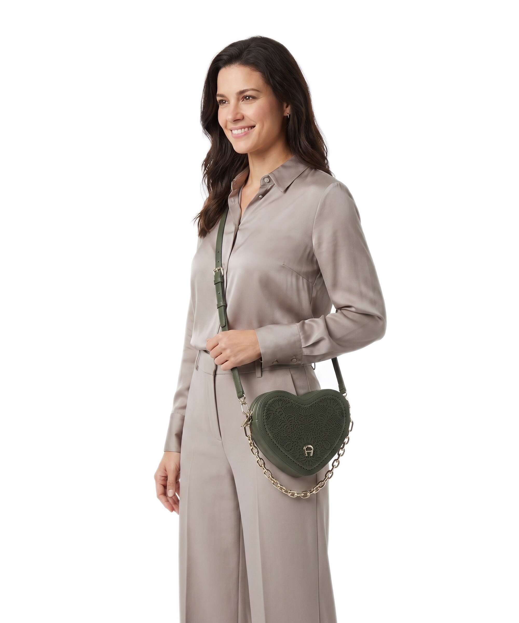 Aigner Fashion Handbag dark olive